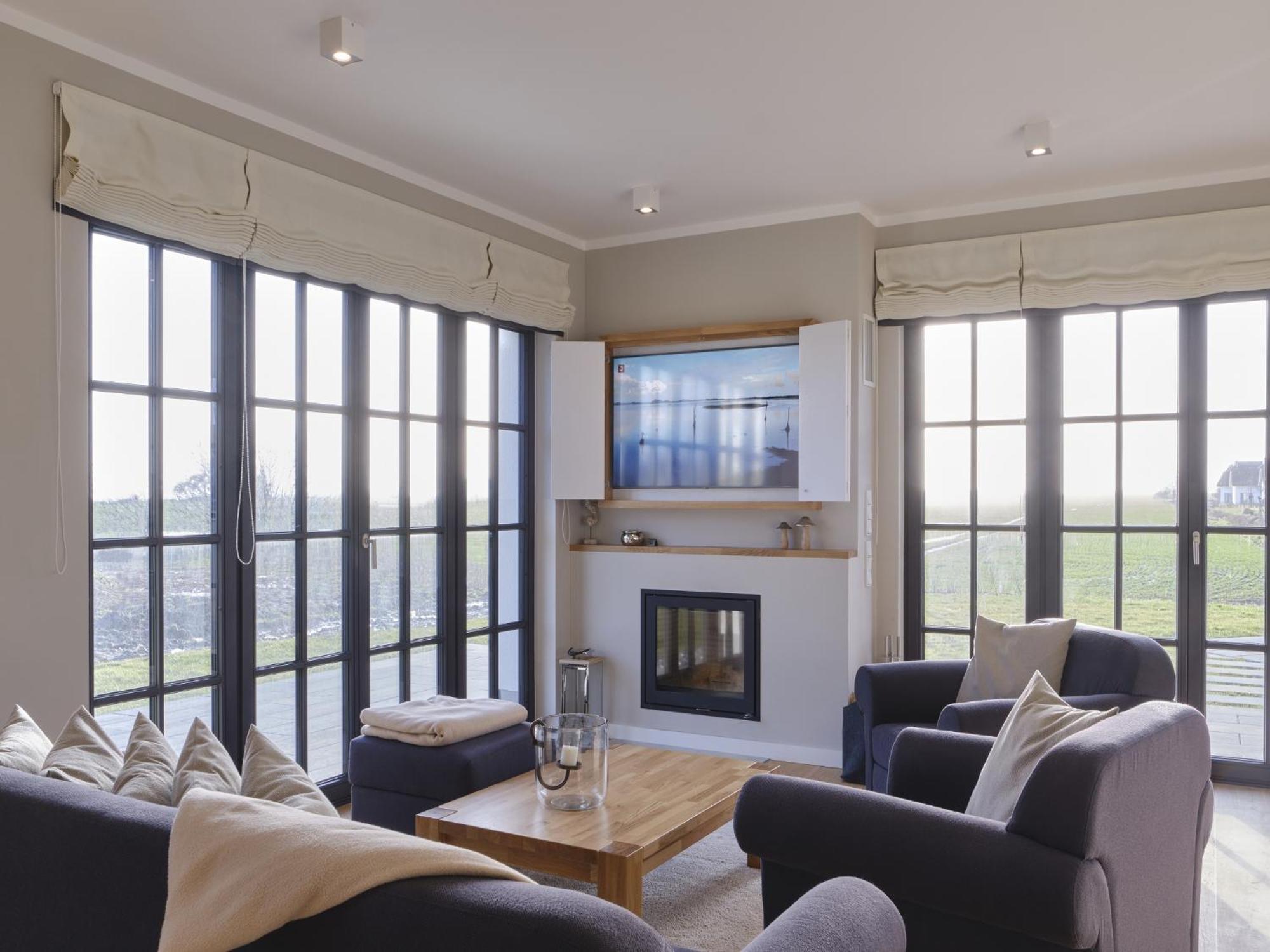 Reetland Am Meer - Luxusplus Reetdachvilla Mit 4 Schlafzimmern, Aussensauna, Loungebereich Und Kamin G07 Dranske Exterior foto